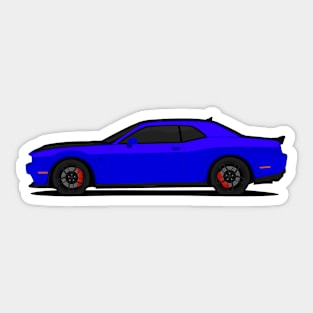 HELLCAT SIDE DARK-BLUE Sticker